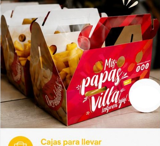 Caja para llevar Mis Papas Villa